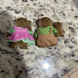 Callico critters sylvanian bear family